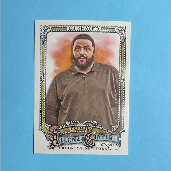 DJ Khalid Hip Hop,R&B icon 2025 Topps Allen & Ginter Card #208 - Picture 1 of 2